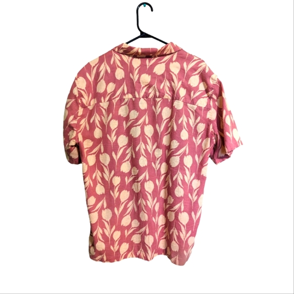 Gap Floral Cotton Linen Shirt - Picture 2 of 3